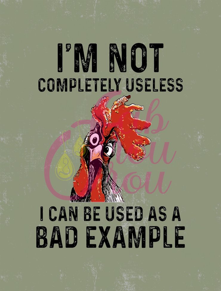 Can Be Used As A Bad Example Chicken