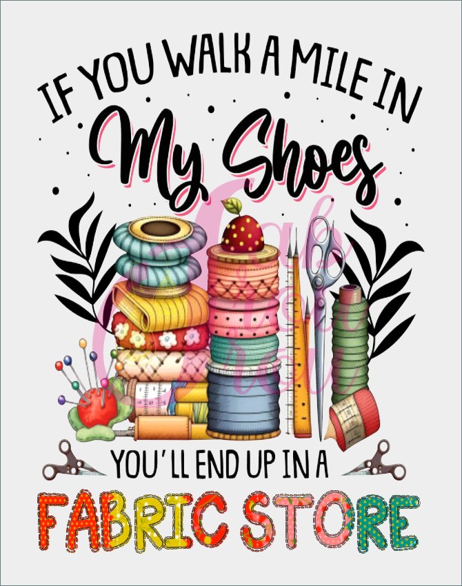 End Up In A Fabric Store