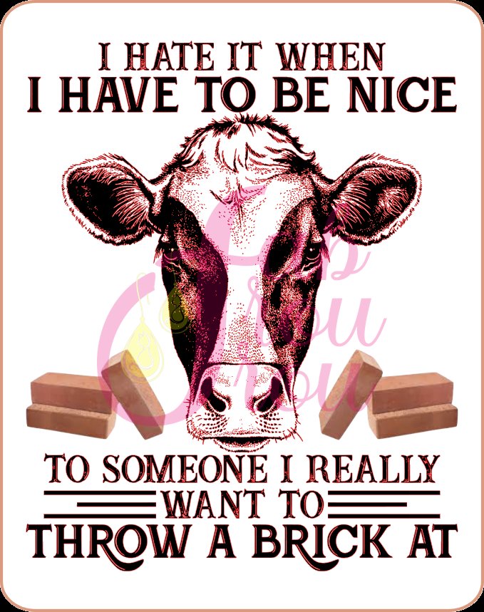 I Hate It When I Have To Be Nice