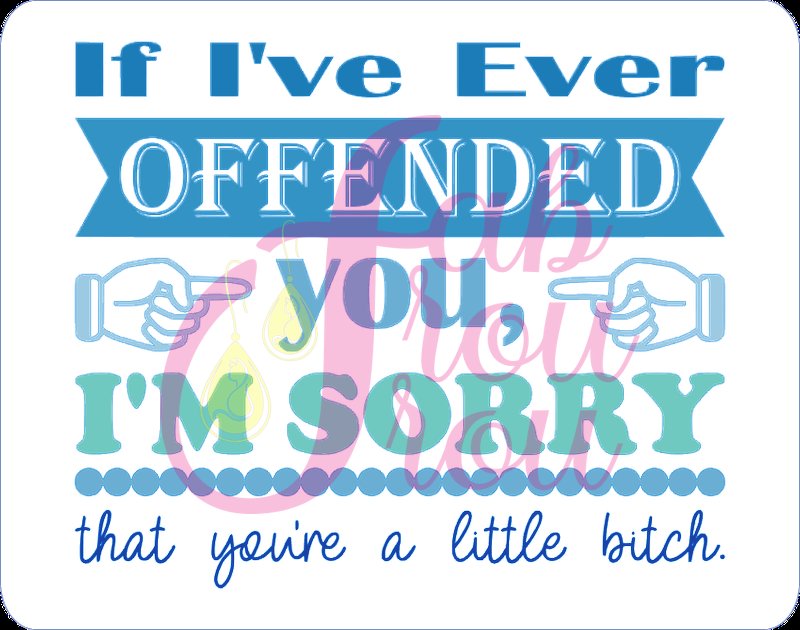 If I Ever Offended You 1