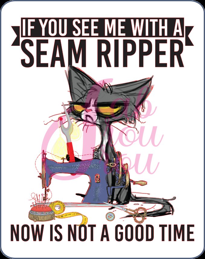 If you see me with a Seam Ripper