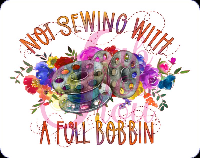 Not Sewing With A Full Bobbin