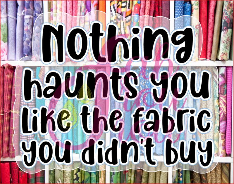Nothing Haunts Like Fabric