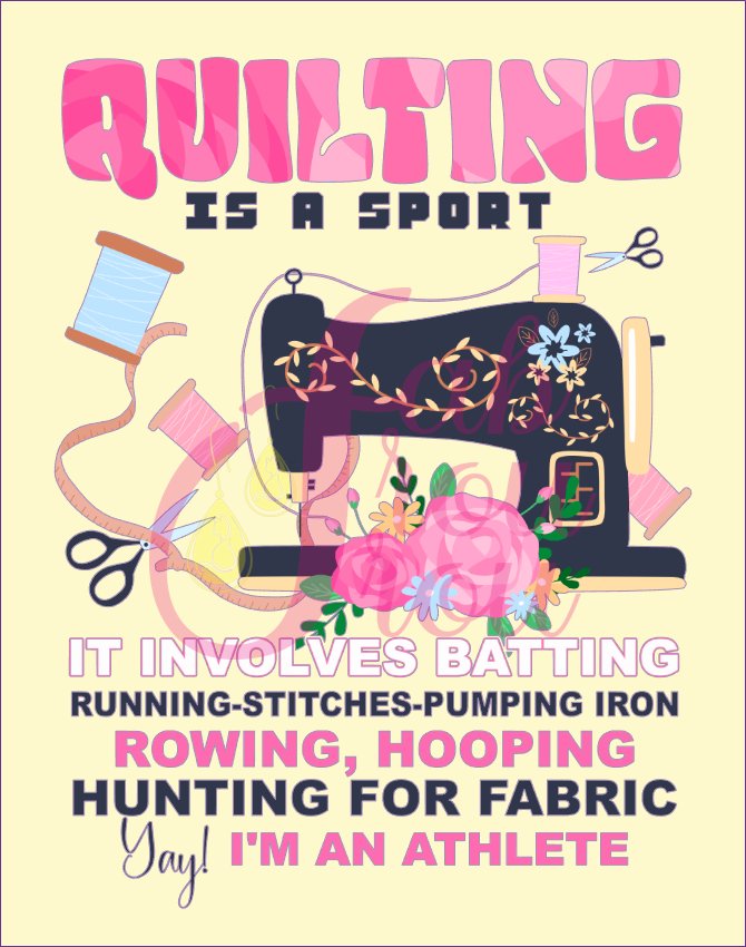 Quilting Is A Sport