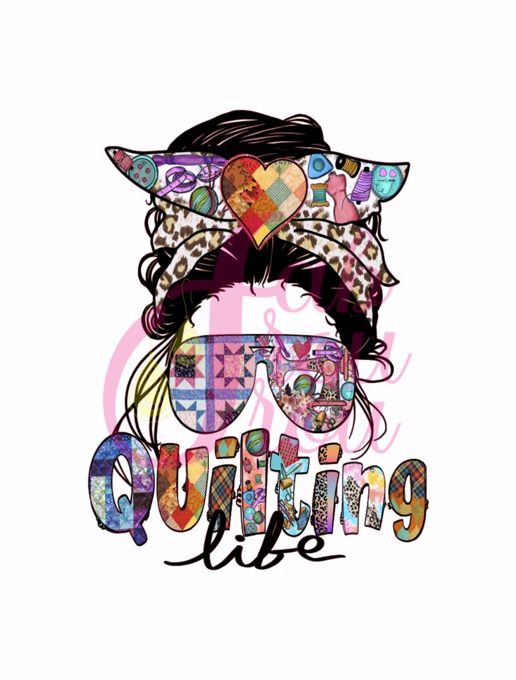 Quilting Life Messy Bun