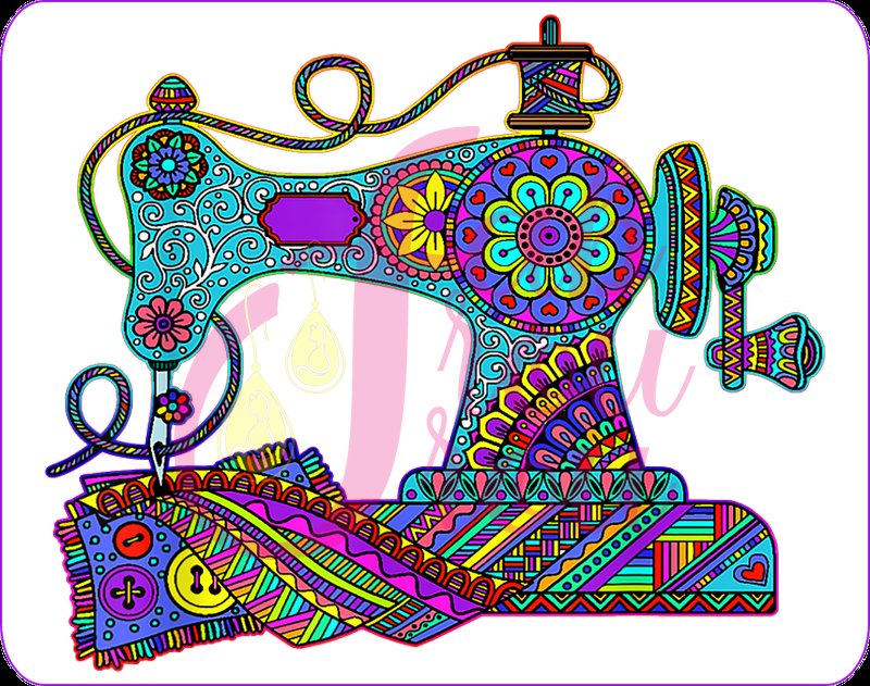 Sewing Machine Mandala
